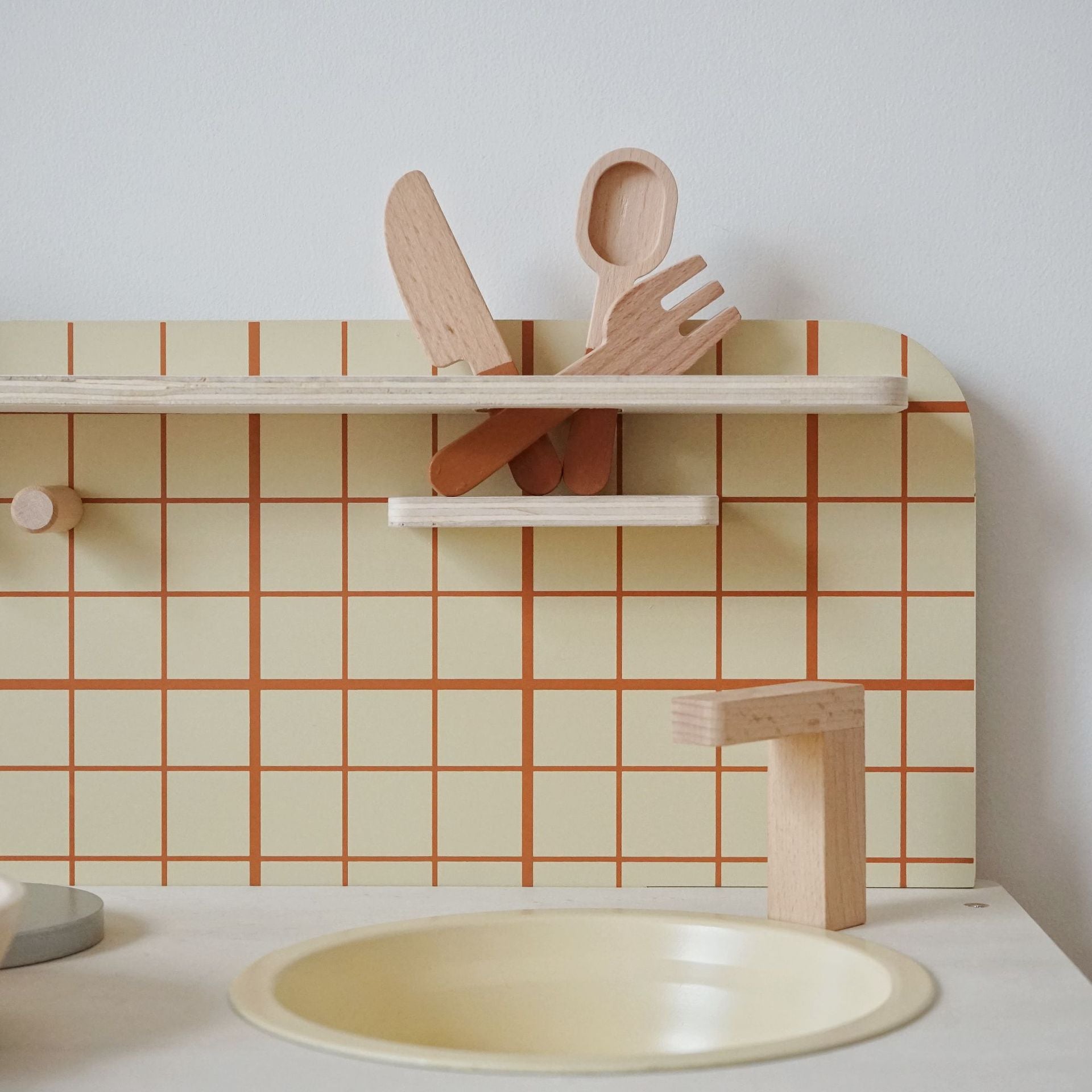 Wooden Kitchen Play Set