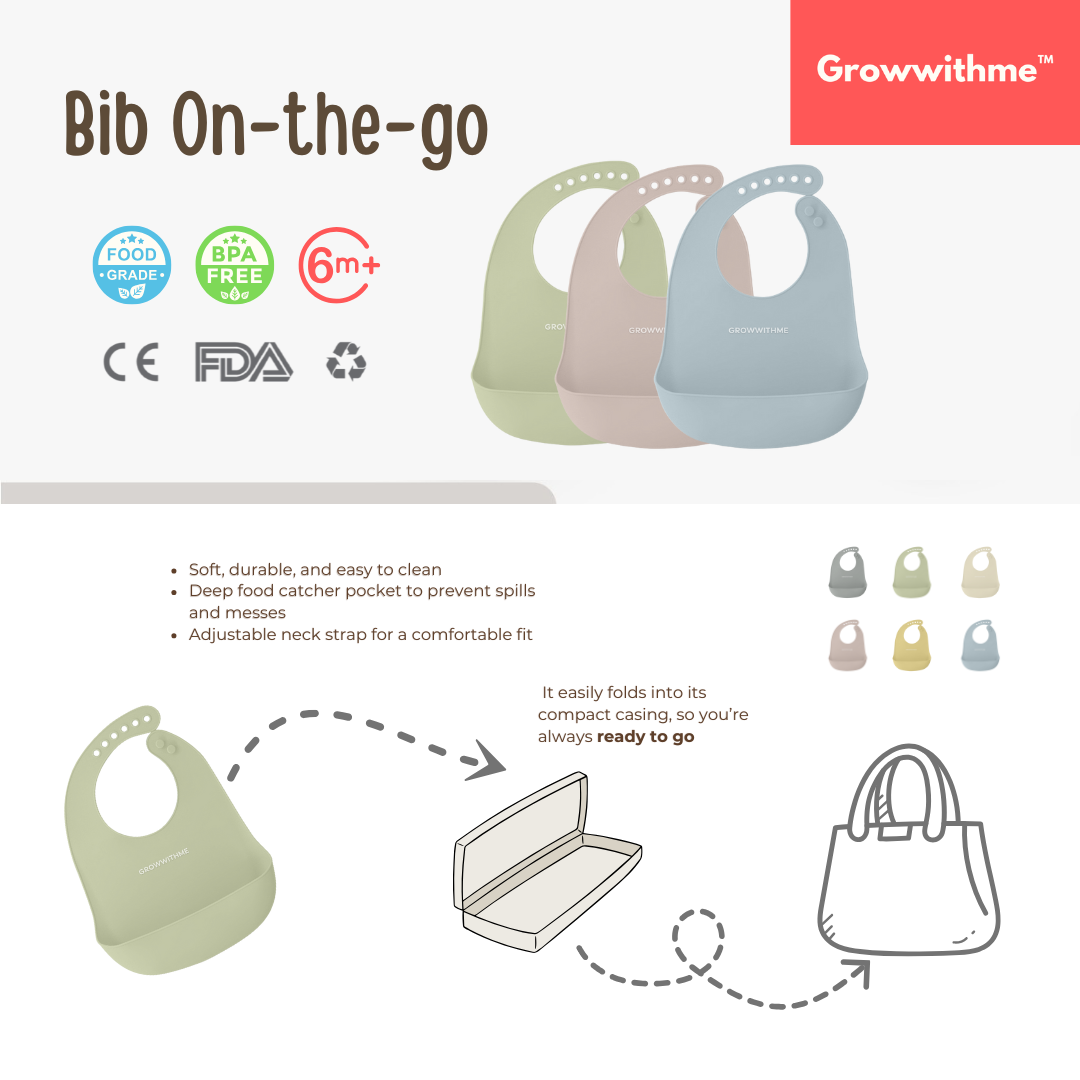 Growwithme™ Silicone Baby Bib