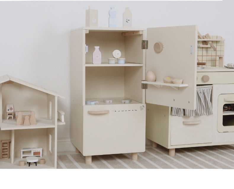 Wooden Refrigerator Toy Set