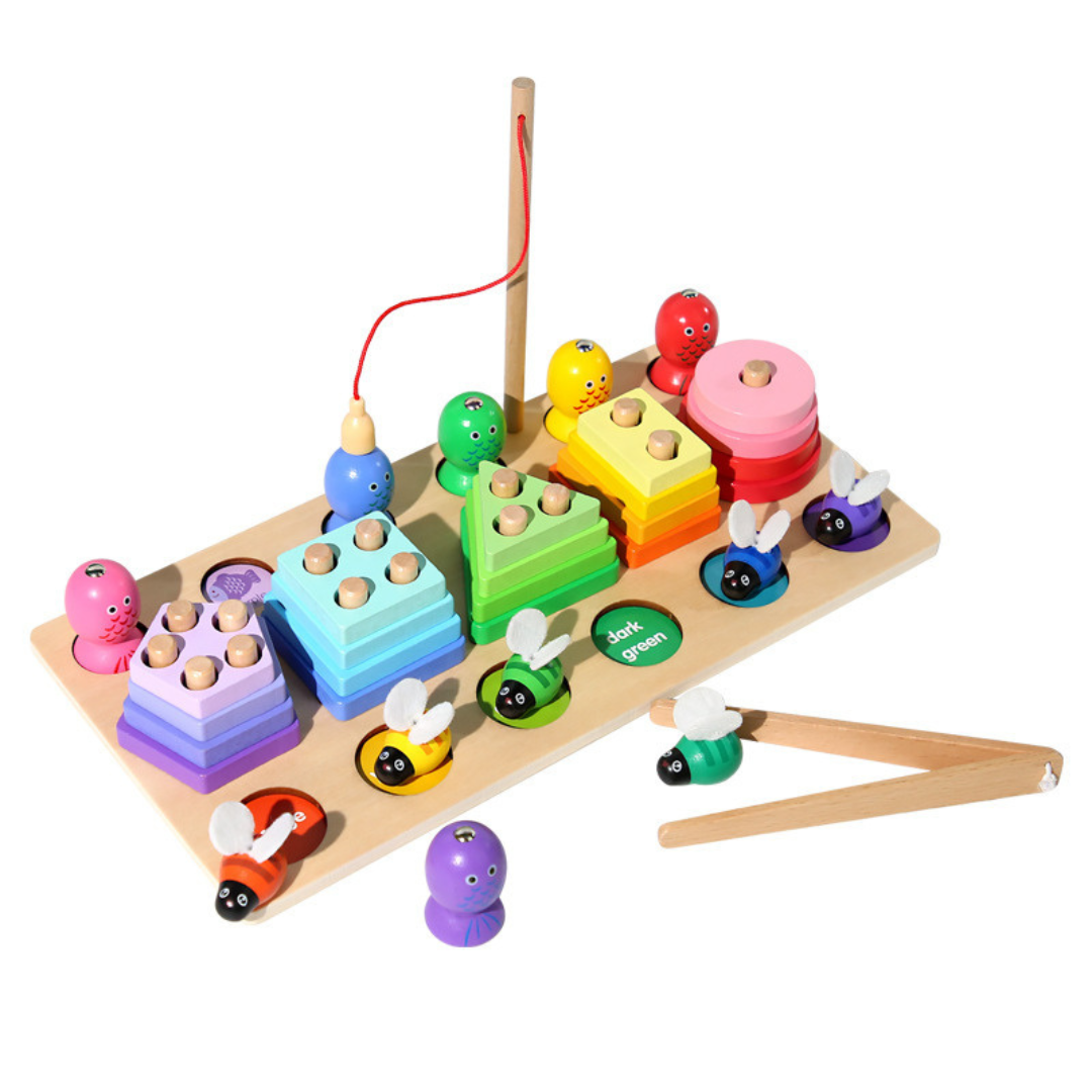 Shape Stacker & Bee Catcher Play Set