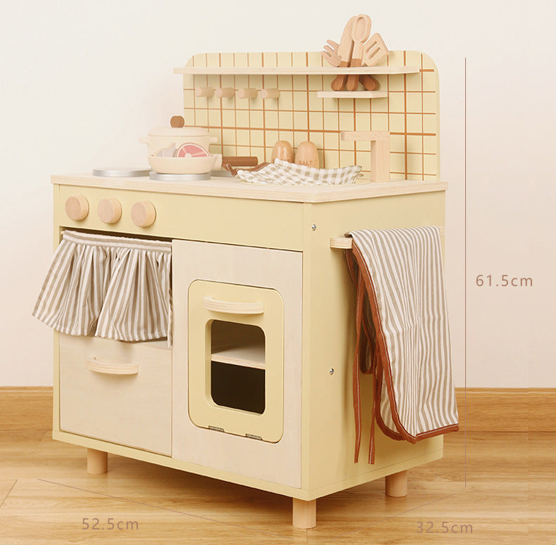 Wooden Kitchen Play Set