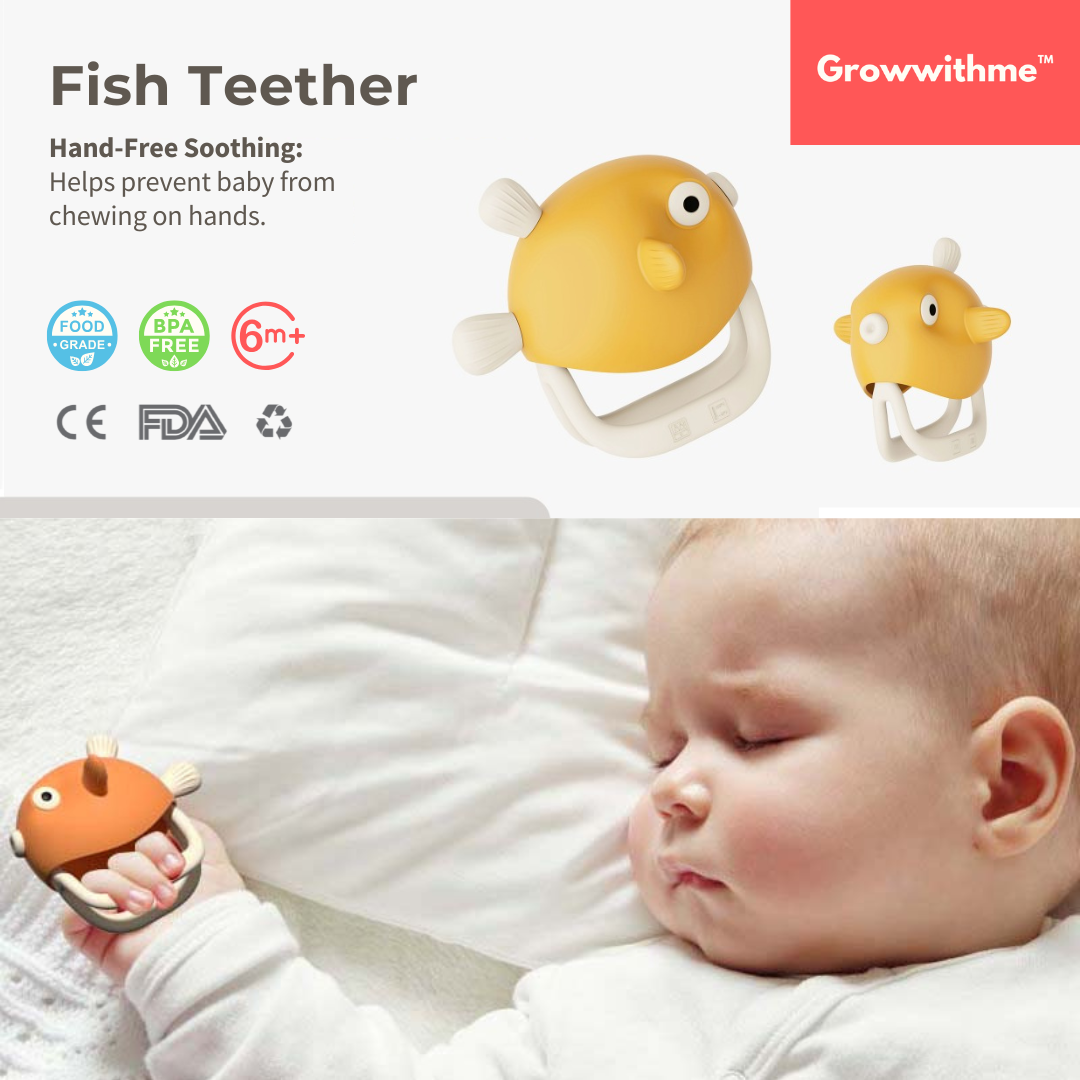Growwithme™ Silicone Fish Teether