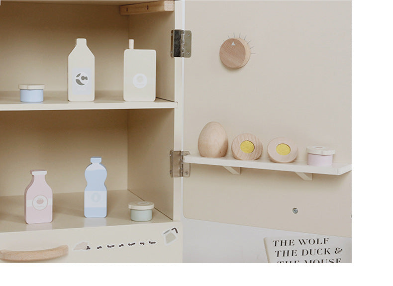 Wooden Refrigerator Toy Set