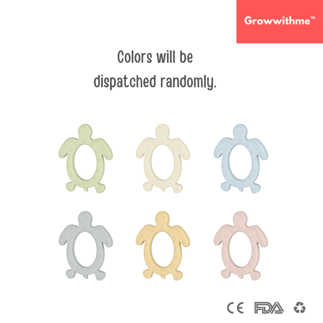 Growwithme™ Silicone Turtle Teether