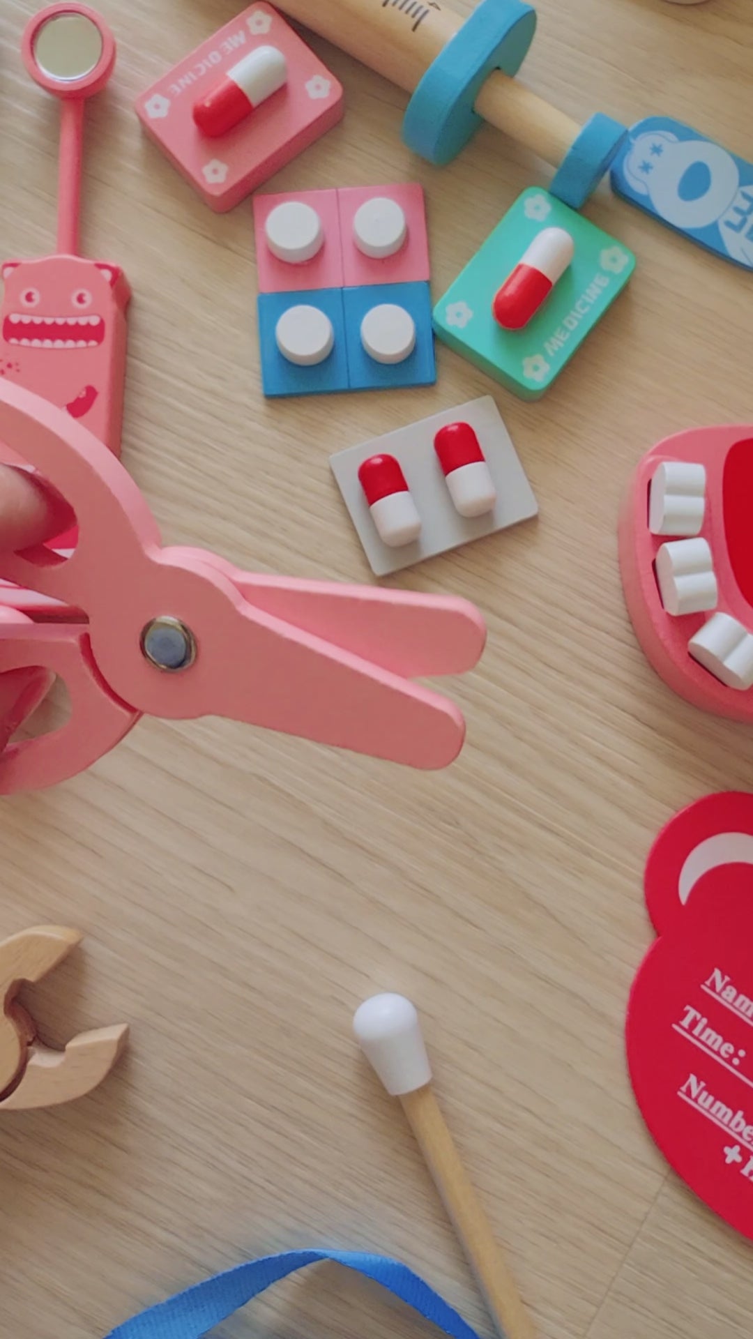 Wooden Doctor Playset