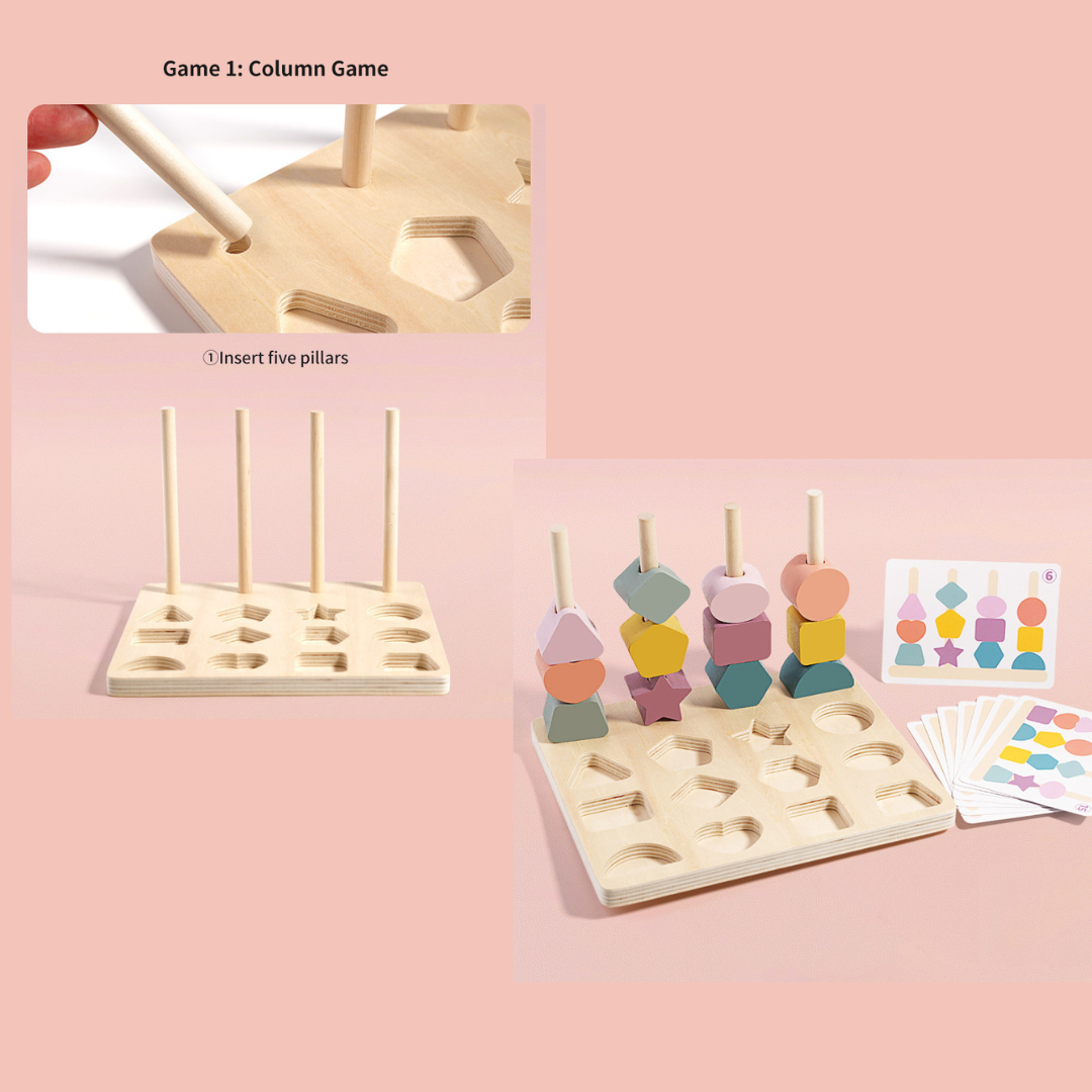 Shape Stacking Matching Board