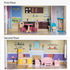 115cm Large Korean-Style Dollhouse