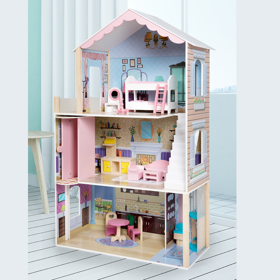 115cm Large Korean-Style Dollhouse