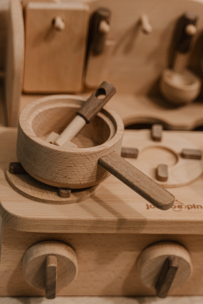 Wooden Toy Kitchen Set