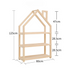 Wooden House-Shaped Storage Rack