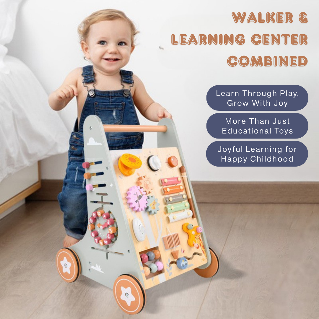 12-in-1 Multi-Activity Learning Walker & Play Center