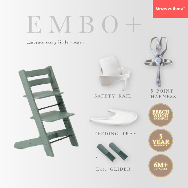 Growwithme® Embo+ Highchair [Enhanced Edition]