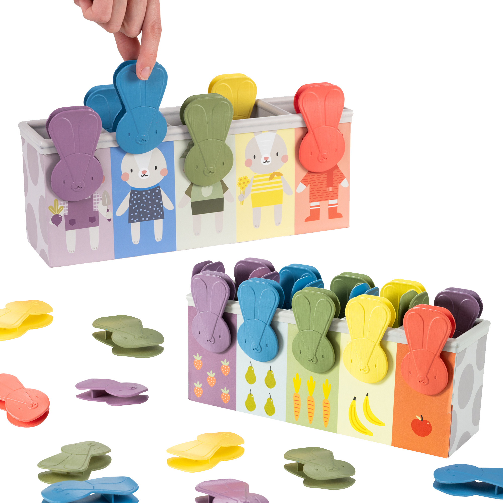 [TAF TOY] Bunny Sorting & Matching Game