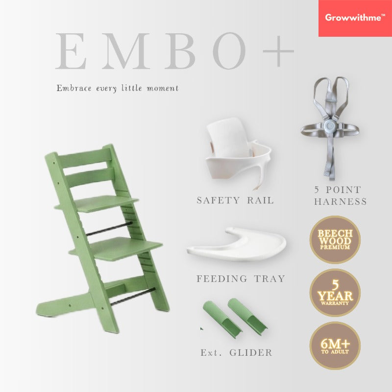Growwithme® Embo+ Highchair [Enhanced Edition]