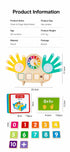 Clock & Finger Counting Arithmetic Learning Board with Stand
