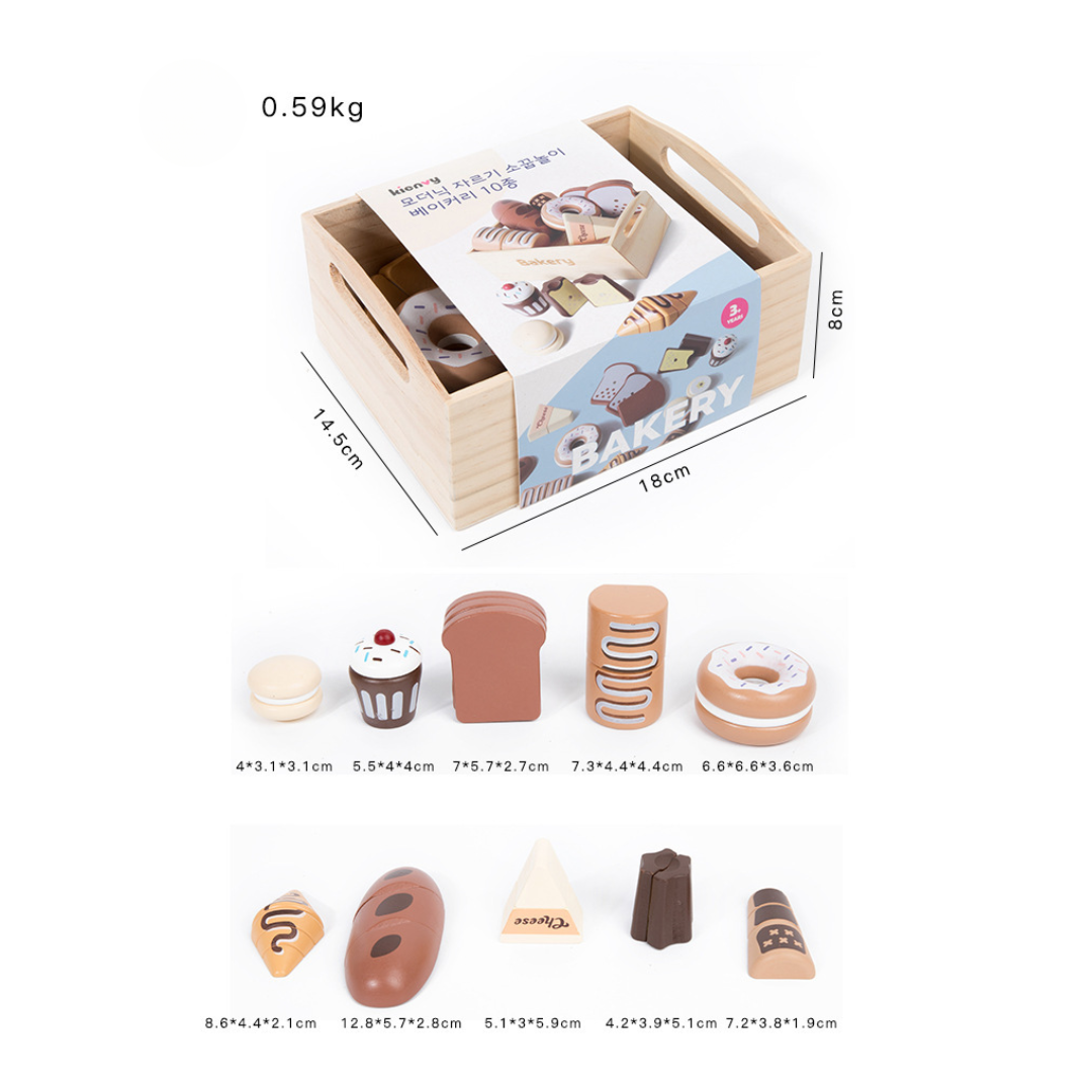 Wooden Bakery Box Set