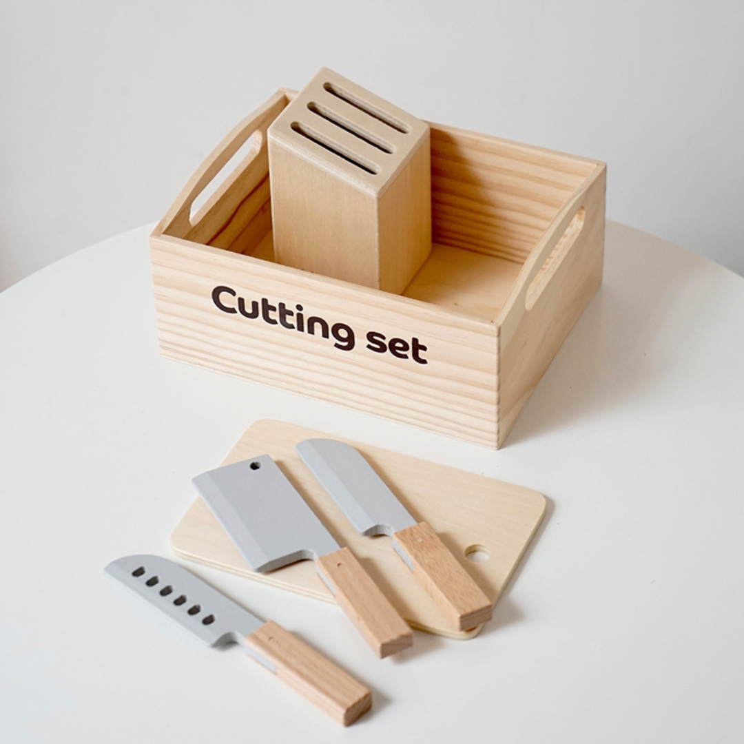 Wooden Chef's Knife Set