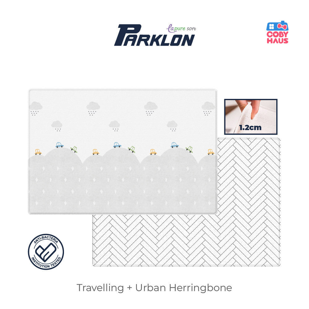 [Parklon] La Pure Soft Mat Travelling + Urban Herringbone (130*190*1.2cm)