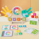 Clock & Finger Counting Arithmetic Learning Board with Stand