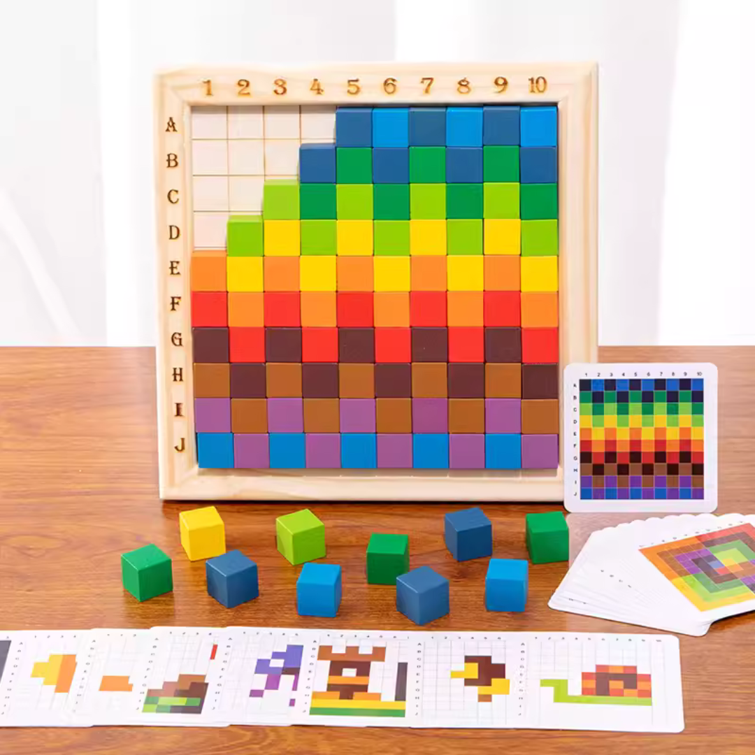 100-Piece Ten-Color Counting Blocks