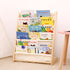 Wooden Multi-Tier Book Rack