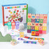Montessori Alphabet & Number Learning Block Set