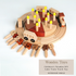 Children's Wooden DIY Cake Train Track Toy