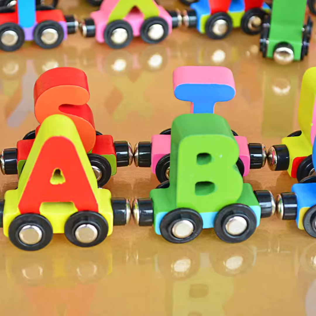 Magnetic Alphabet Car