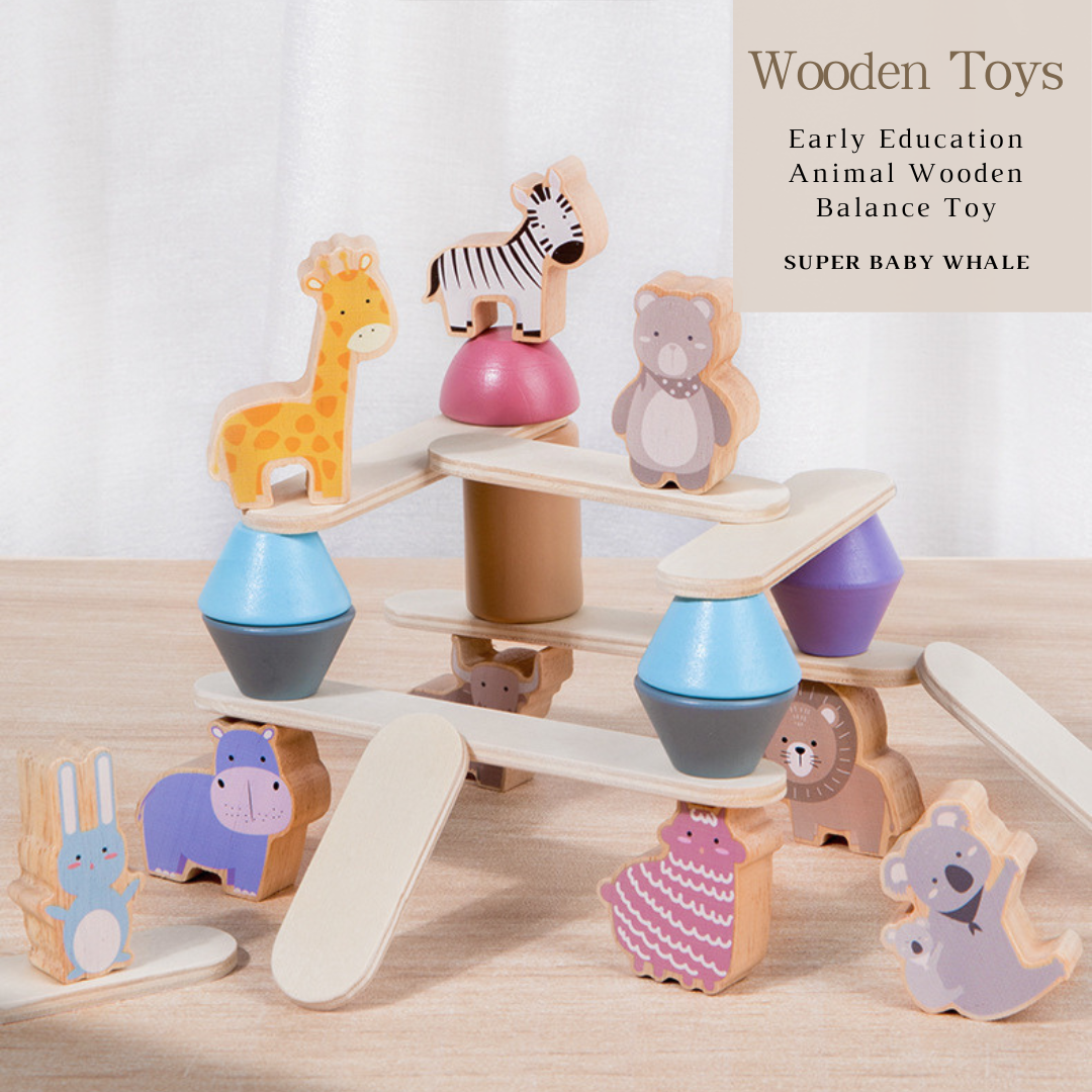 Early Education Animal Wooden Balance Toy