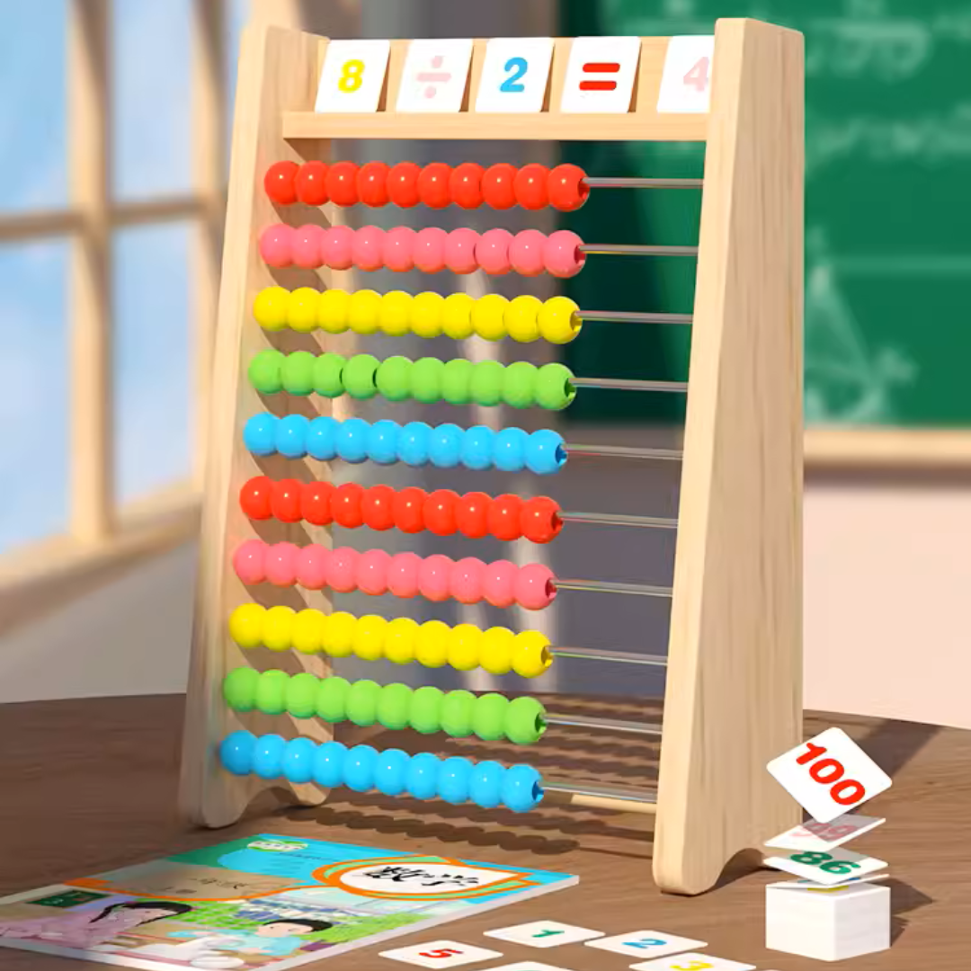 Colorful Bead Abacus Math Toy