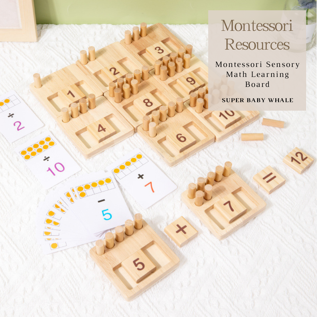 Montessori Sensory Math Learning Board