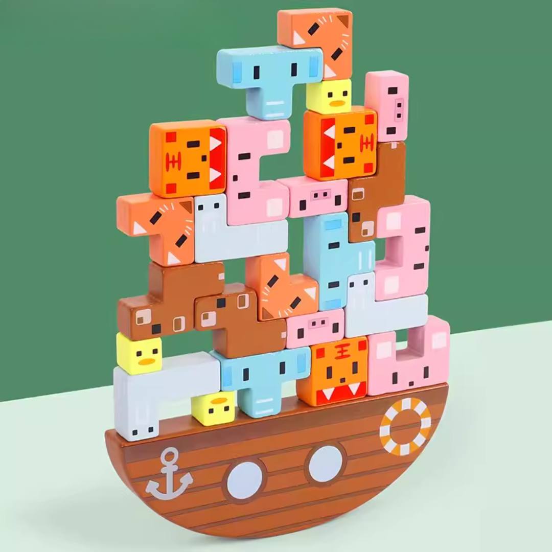 Animal Balance Stacking Game