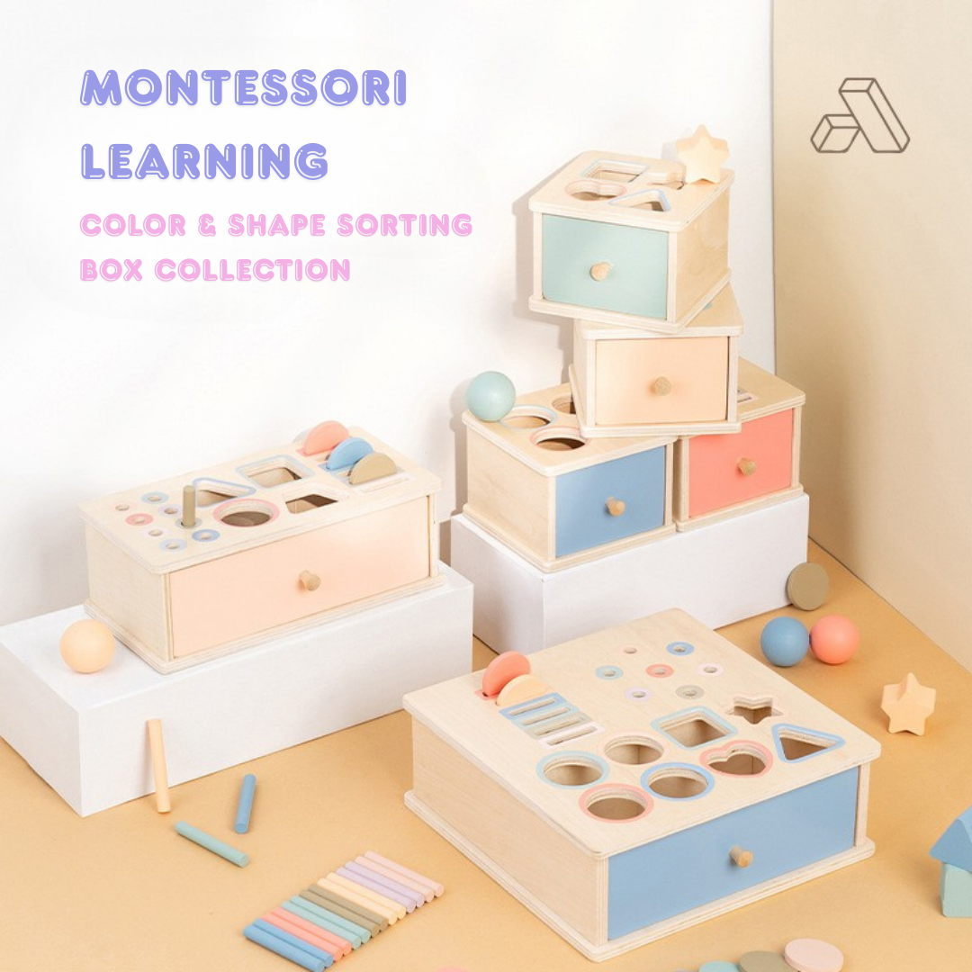 4-in-1 Montessori Learning Activity Box