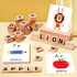 Wooden Alphabet Spelling Game