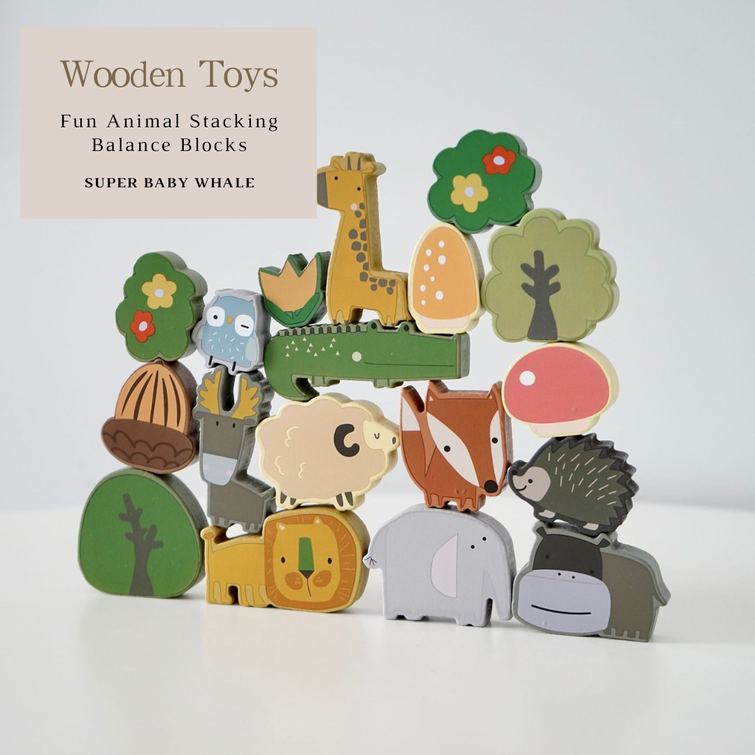 Fun Animal Stacking Balance Blocks