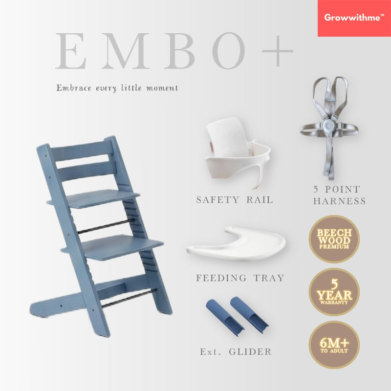 Growwithme® Embo+ Highchair [Enhanced Edition]