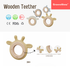 Growwithme™ Wooden Ring Teether - Goat