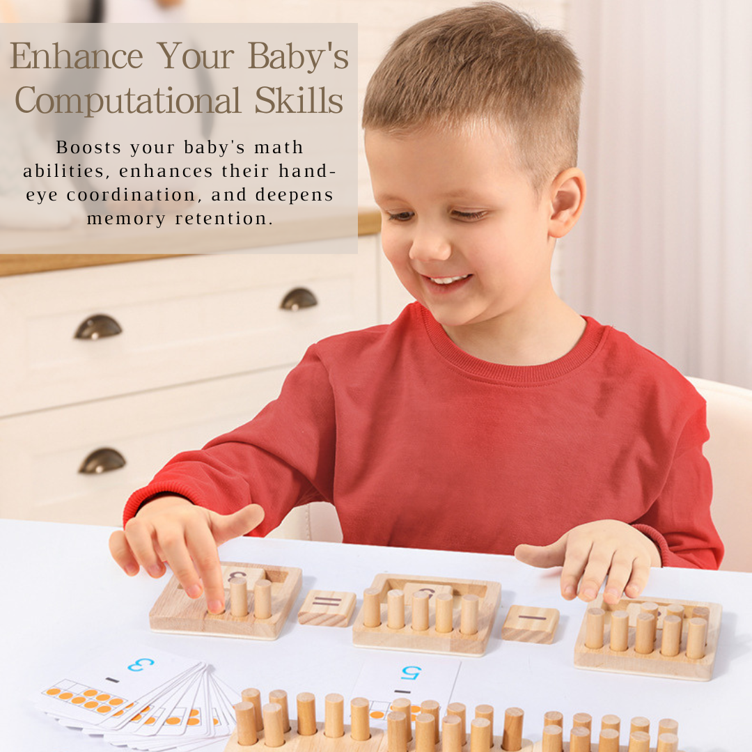 Montessori Sensory Math Learning Board