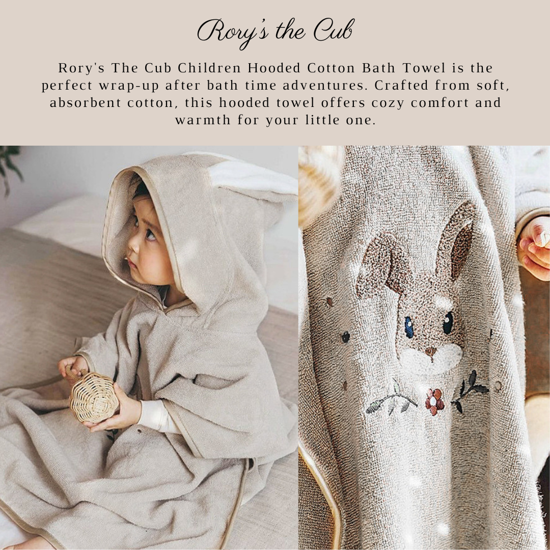 Children's Hooded Cotton Bath Towel