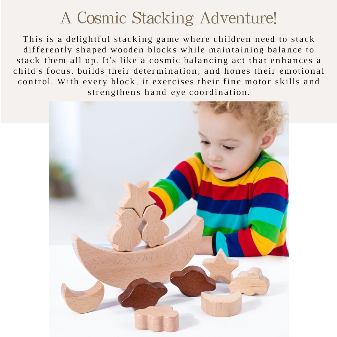 Early Education Moon-themed Balance Toy