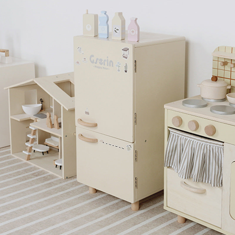 Wooden Refrigerator Toy Set