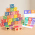 Montessori Alphabet & Number Learning Block Set