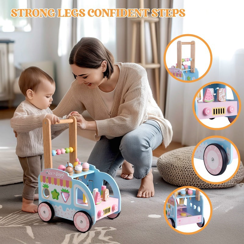 Ice Cream Learning Walker & Pretend Play Set