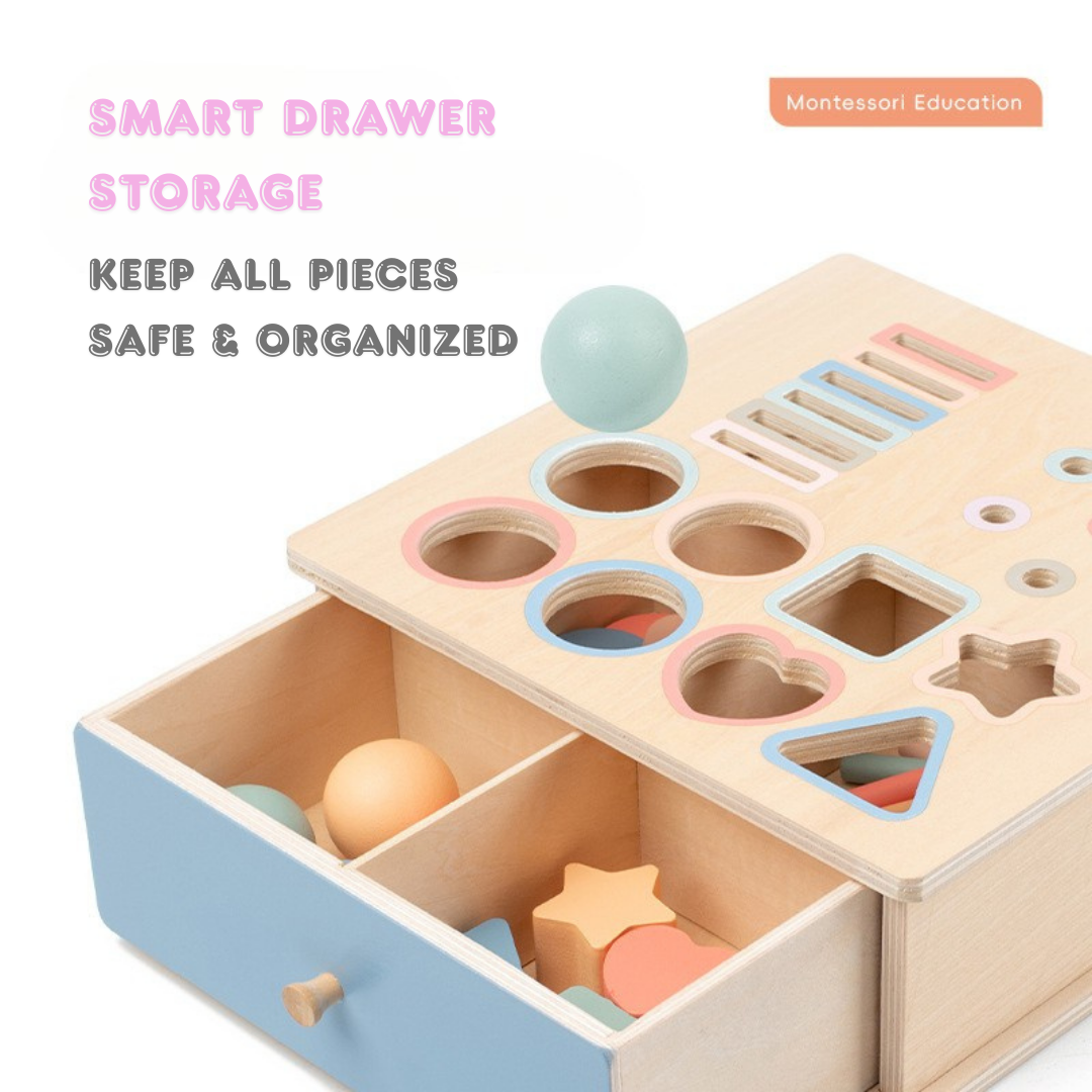 4-in-1 Montessori Learning Activity Box