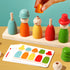 Wooden Puppet Hat & Face Matching Game