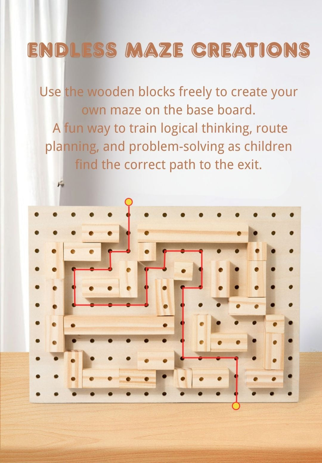 Little Architect Wooden Building Blocks