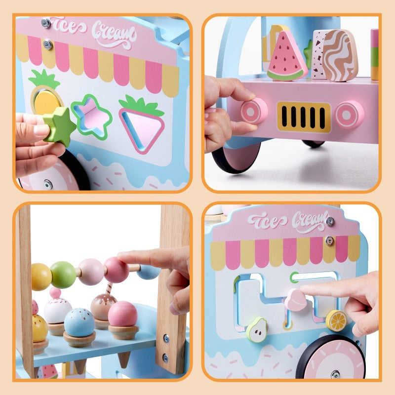 Ice Cream Learning Walker & Pretend Play Set