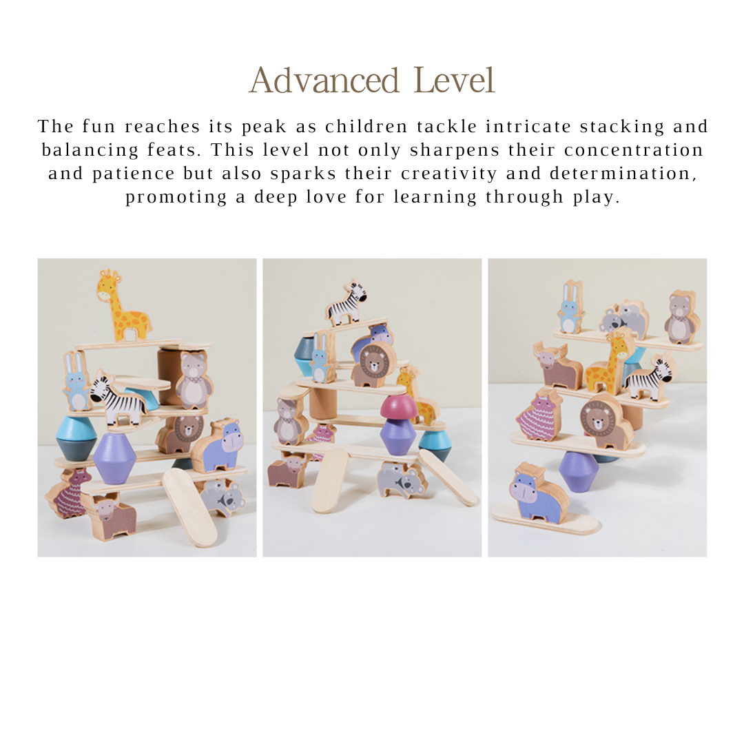 Early Education Animal Wooden Balance Toy