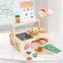 Wooden Pizza Making Play Set with Sound Effects & Recipe Cards