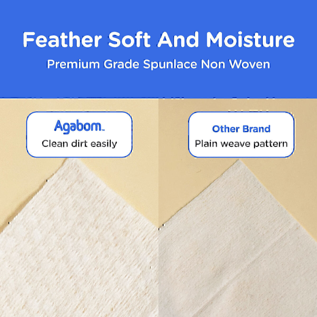 [Agabom] Ultra Thick Baby Wipes 80S (3 Pack/1Bag)